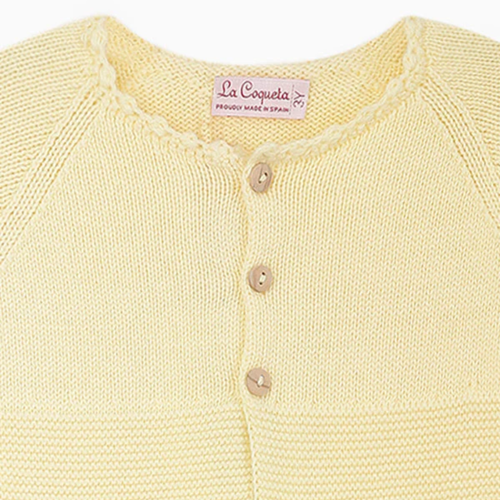 Vanilla Bomba Cotton Baby Cardigan